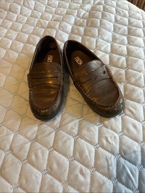 Nordstrom Boy’s Dark Brown Leather Penny Loafers